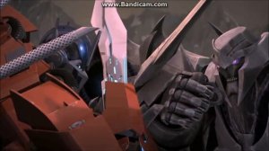 Optimus VS Megatron. Клип #4 Трансформеры Прайм.