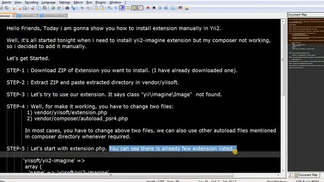 Yii2 Extension Manually смотреть онлайн