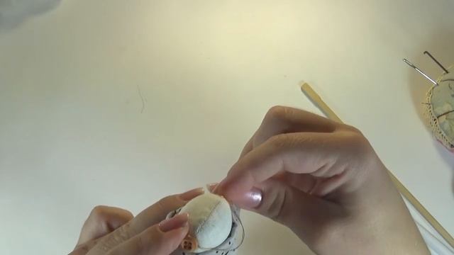 МК "Пижамный снеговик тильда".Часть 3. Tilda pyjama snowman. смотреть онлайн