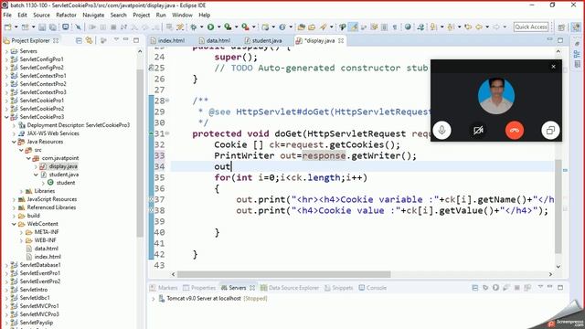 Java Servlet Cookie 4-11-2019 смотреть онлайн