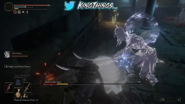 Spirit Caller Snail Boss (Roads End Catacombs) Walkthrough - Elden Ring смотреть онлайн