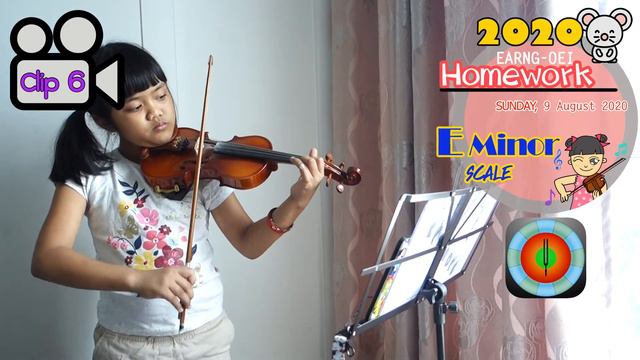 Homework 6/7 : 9 August 2020 : E minor scale смотреть онлайн