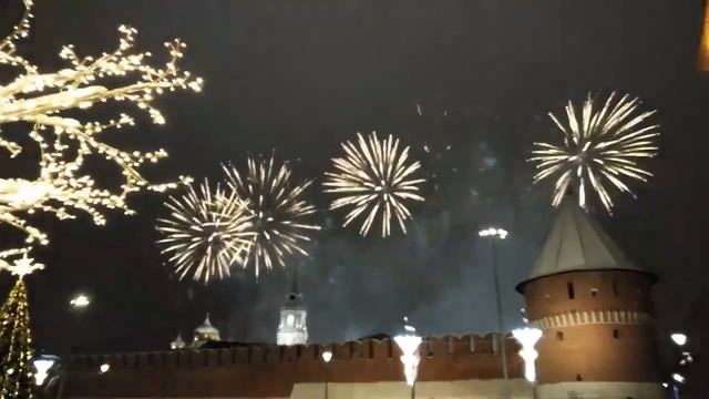 Тула Новогодняя столица России 2018/2019 Салют смотреть онлайн