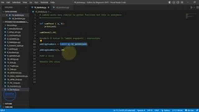 Ch19 Python Lambda | By GWiz Academy | Certificate Included смотреть онлайн