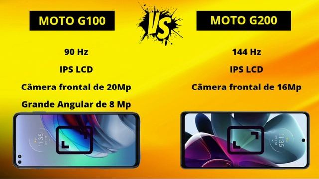 Moto G100 Vs Moto G200 [COMPARATIVO]