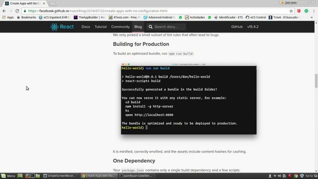 Creando una aplicacion con react.js en 7 minutos sin configuracion смотреть онлайн