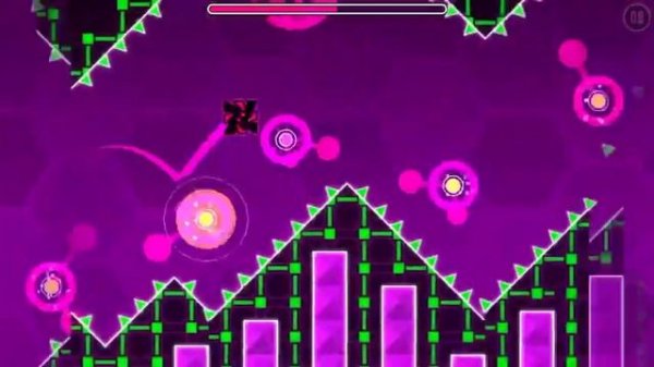 Geometry Dash Level 16 - Hexagon Force (ALL SECRET WAYS)