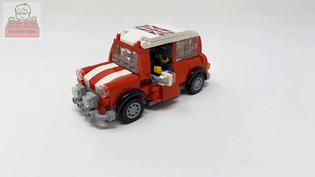 LEGO MOC #55 Classic MINI Cooper (#10242 minifigure scale) смотреть онлайн