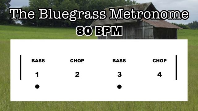 The Bluegrass Metronome 80 BPM смотреть онлайн