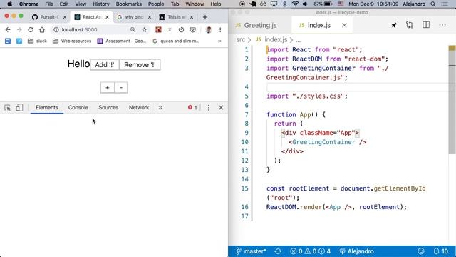 React Lifecycle Methods Pt2 смотреть онлайн