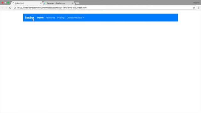 Como mudar a cor do Navbar com Bootstrap 4 смотреть онлайн