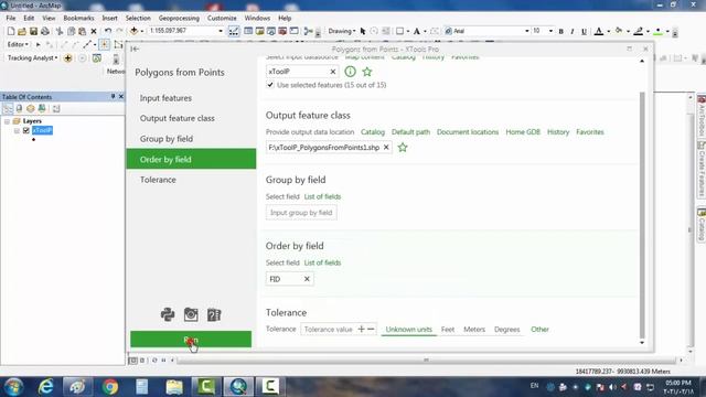 Converting Points to A Polygon Using ArcMap Tools смотреть онлайн