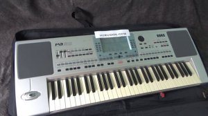 Korg PA 50 synth performing Rock Shuffle Music Style