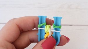 Браслет КРУЖОЧКИ из резинок на рогатке | Простое плетение| Bracelet Rainbow Loom