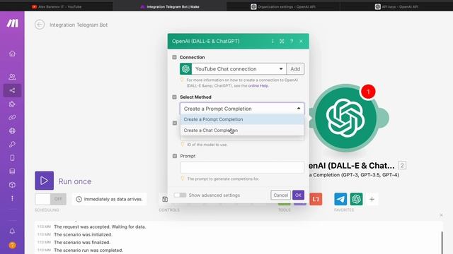 Chat GPT + Telegram Bot. Easy tutorial how to make your own ChatGPT Telegram Bot. AI Automation смотреть онлайн