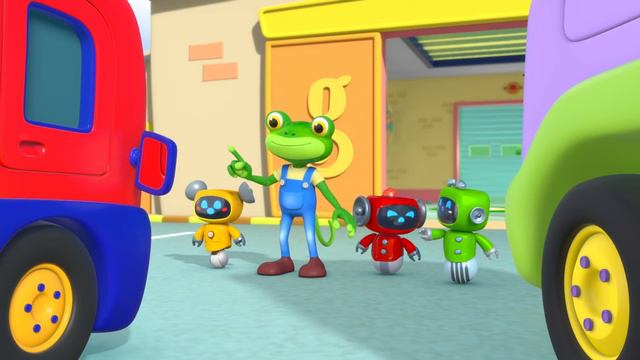 Le Feu Au Garage｜Le Garage De Gecko｜Camions Pour Enfants