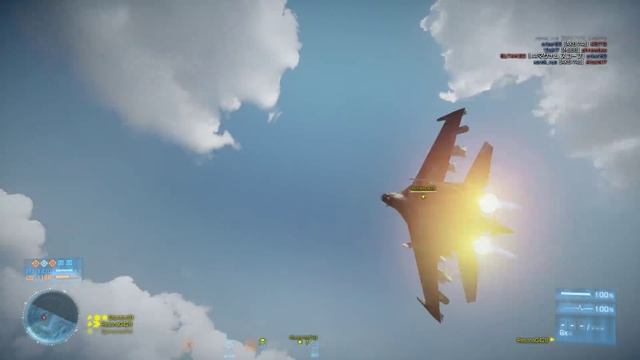 BF3 Dogfight Su-35 VS F/A18 смотреть онлайн
