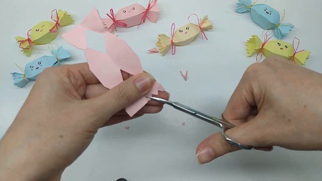 Конфета из бумаги | Оригами конфета | Кавайная конфета | Paper Candy | Origami Paper Gift Idea | DI