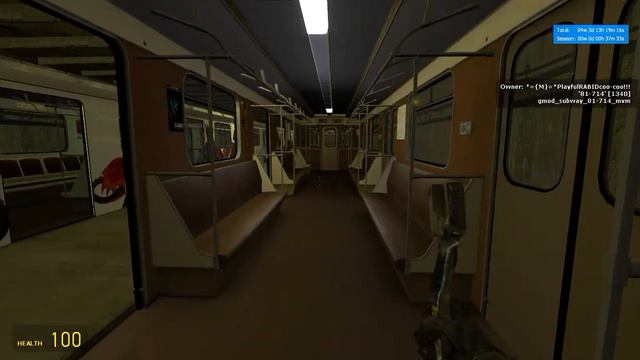 G.Mod - Metrostroi: Сорян за звук. Следуем по удалению, заезжаем в оборотник, и пропускаем составы. смотреть онлайн