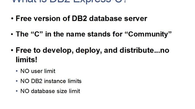 Introduction to DB2 Express-C смотреть онлайн