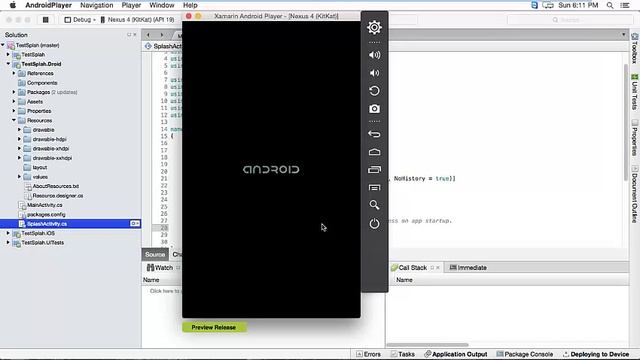 Xamarin Forms Android Splash Screen смотреть онлайн