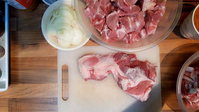 3 кг мясо | 3 блюда | экономное меню| макароны с зажаркой | шашлык | гуляш с пюре