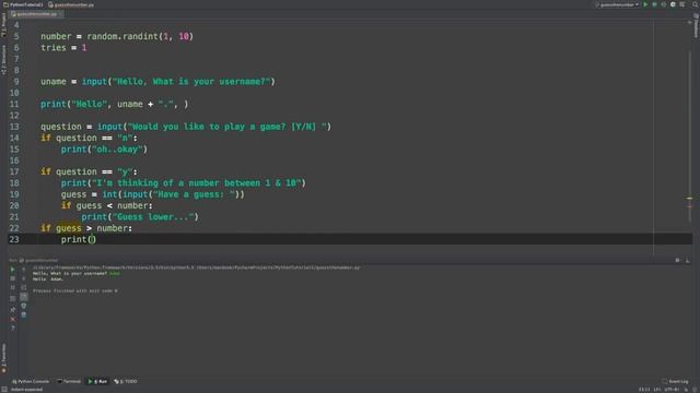 Python Beginner Tutorial 1 - create a simple game смотреть онлайн