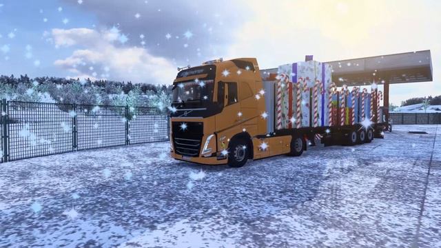 Christmas Special 01 | ETS2 | Christmas Winterland Event 2023 | Volvo FH5 by Zahed Truck 1.49 | ASM смотреть онлайн