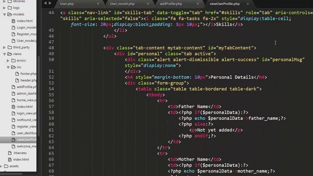 Developing the functionality of viewing users full profile using CodeIgniter AJAX and jQuery Part-1 смотреть онлайн