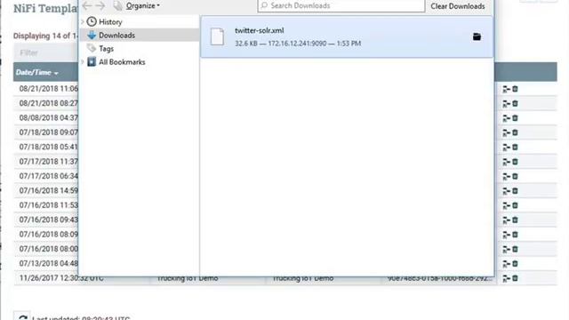 Error: Cannot delete Process Group because it contains 1 Templates Apache Nifi HDF смотреть онлайн