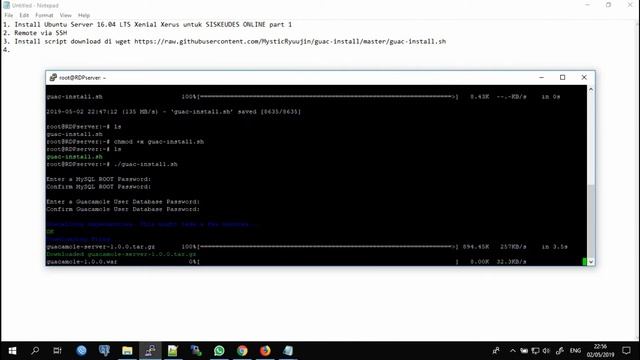 SISKEUDES ONLINE part 2 INSTALL GUACAMOLE sebagai web server RDP смотреть онлайн