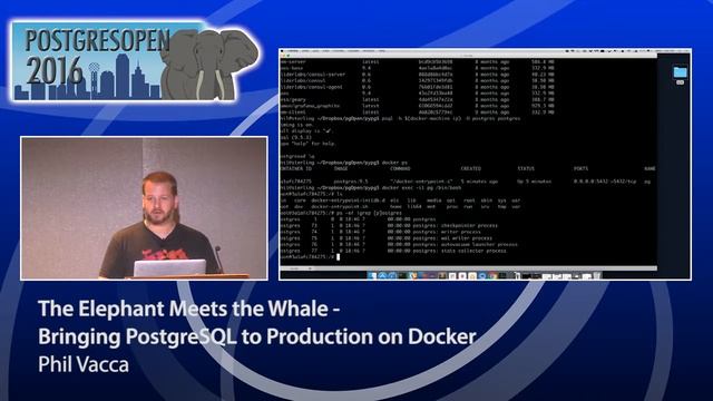 Postgres Open 2016 - The Elephant Meets the Whale смотреть онлайн