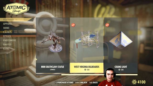 Fallout 76 Atom Shop Limited Time to Buy - Whitespring Carpet Floor and Foundations смотреть онлайн