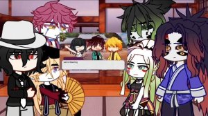 Uppermoons + Muzan react to Kamaboko Squad! [What if Nezuko was distuber by someone]