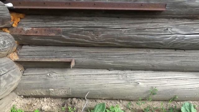 Как я делал подьём дома и фундамент. Свой опыт. Для канала Деревенский парень. смотреть онлайн