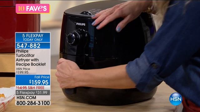 Philips TurboStar Airfryer with Recipe Booklet смотреть онлайн