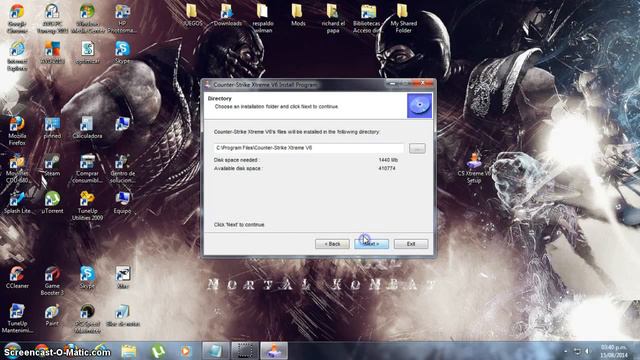 Como descargar e intalar counter strike Xtreme V6 windows 7 смотреть онлайн