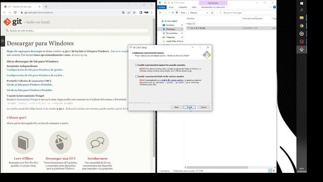 Git Instalar la Ultima Versión en Windows смотреть онлайн