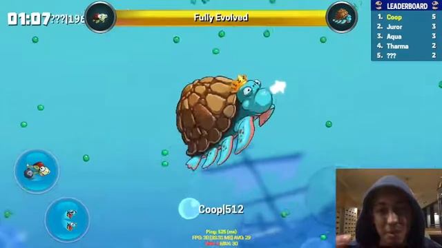 Eatme.io Pro Tip #2 - Turtle Trolling Big Fish | EatMe.io Game Strategy смотреть онлайн