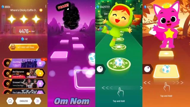 Pocoyo ? Om Nom ? Nina Pocoyo ? Pinkfong Hogi | Tiles Hop EDM Rush. ?? Who Is Best ?? смотреть онлайн