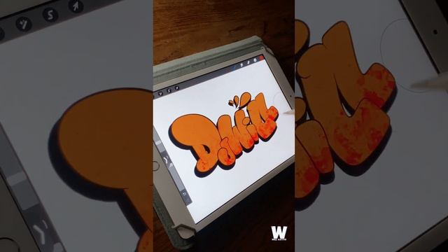 Graffiti digital \ Procreate iPad #arte #artedigital смотреть онлайн