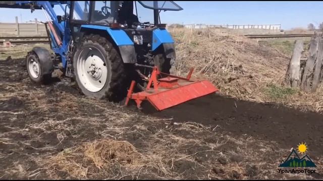 Фреза почвообрабатывающая на МТЗ ФПУ-2.0 «СибДорСельМаш» смотреть онлайн