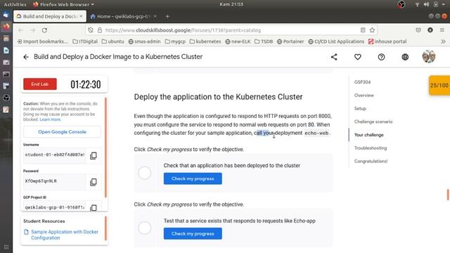 Build and Deploy a Docker Image to a Kubernetes Cluster GSP304 | JuaraGCP Quest смотреть онлайн