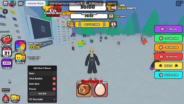[⌛UGC LIMITED] Roblox UGC Don't Move Script - Click Bubble | Auto Spin | Anti AFK смотреть онлайн