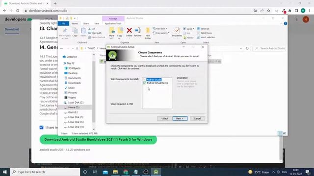 Android development with kotlin (Hindi) | Download & install android studio смотреть онлайн