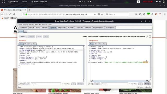 Web cache poisoning with multiple headers (Video Solution) | 2020 смотреть онлайн