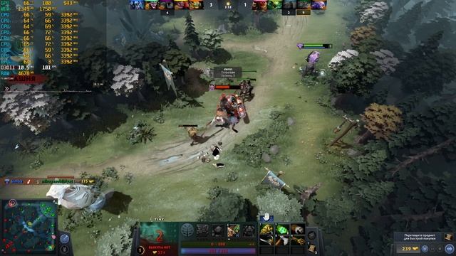 Тест RX480 4Gb, i7 2600 (Xeon E3 1270) в Dota 2 в 2K (WQHD) (QHD) смотреть онлайн