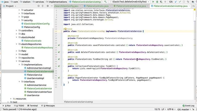 Spring Boot + Elastic Search: Embedded Server Test смотреть онлайн