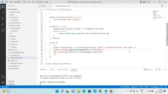 React Js Tutorial Part 8 - Events handlers and conditional rendering #react #reactjs #reactredux смотреть онлайн