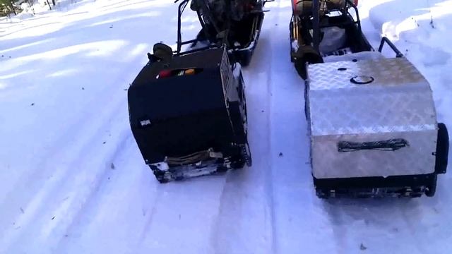 Поездка в лес, с переделками на мотособаках. смотреть онлайн